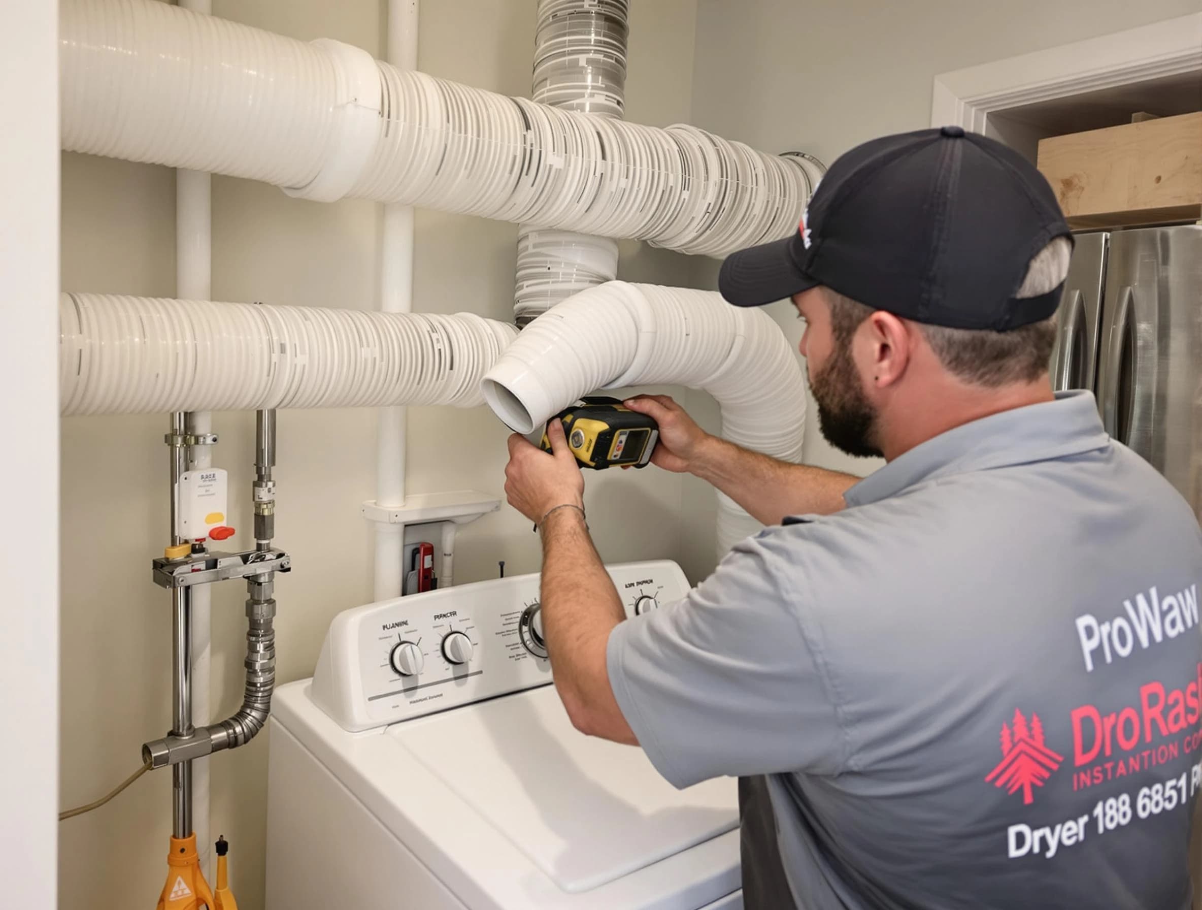 Professional dryer vent hose installation by Duluth Dryer Vent Cleaning in Duluth