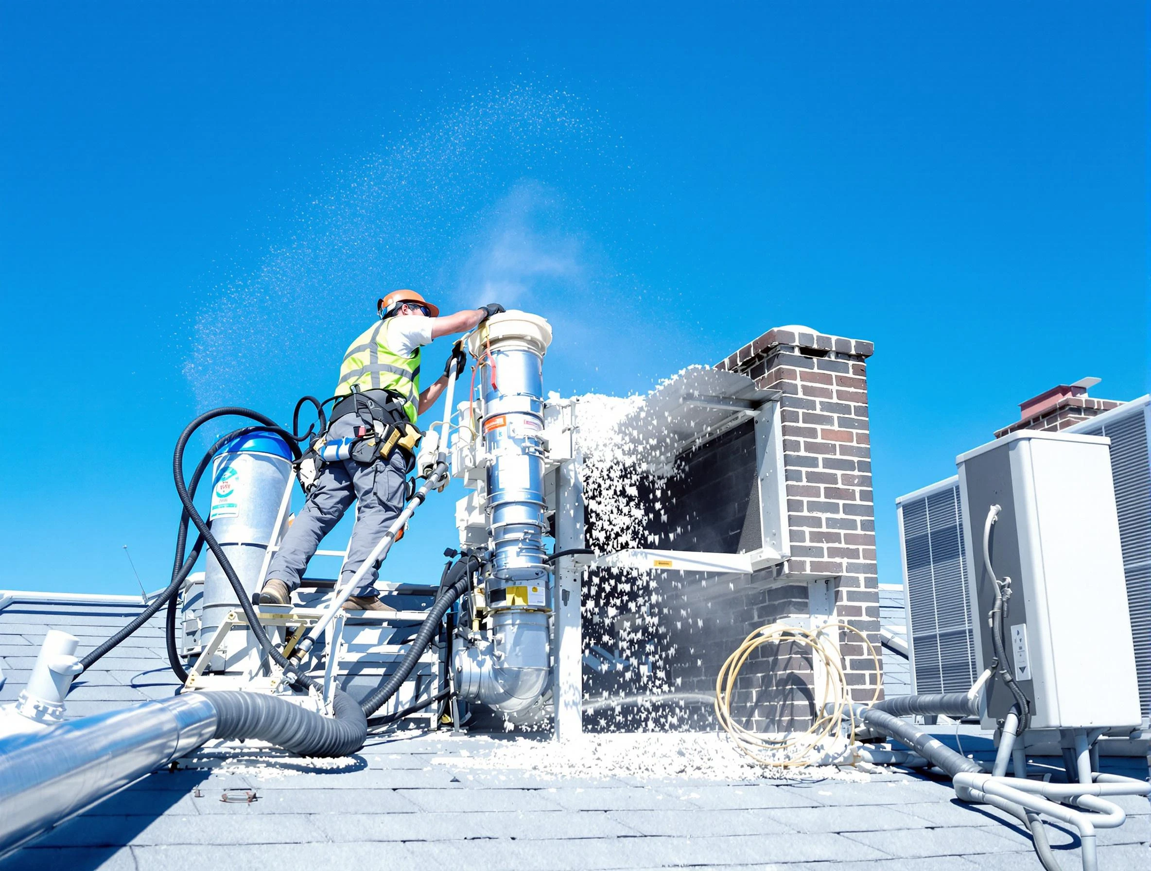 Expert roof dryer vent cleaning by Duluth Dryer Vent Cleaning in Duluth
